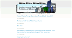 Desktop Screenshot of location-corona.com